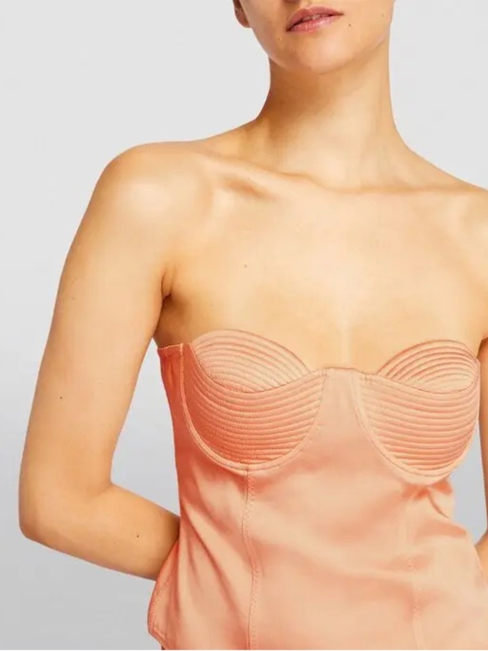 Peach Raya Corset Top